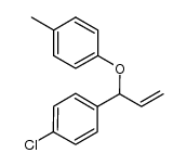 1-chloro-4-(1-(p-tolyloxy)allyl)benzene Structure