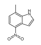 1H-Indole, 7-Methyl-4-nitro- structure