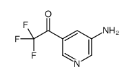 1-(5-aminopyridin-3-yl)-2,2,2-trifluoroethanone结构式