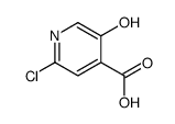 2-Chloro-5-hydroxyisonicotinic acid Structure