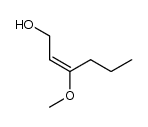 3-methoxy-2-hexene-1-ol Structure