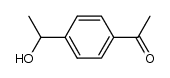 Ethanone, 1-[4-[(1R)-1-hydroxyethyl]phenyl]- (9CI) Structure