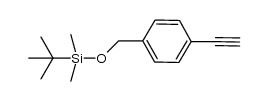 tert-butyl[(4-ethynylphenyl)methoxy]dimethylsilane结构式