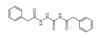 1,4-bis-phenylacetyl thiosemicarbazide Structure