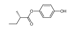 S-(+)-4-(2-Methylbutanoyloxy)phenol Structure