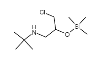 N-(tert-butyl)-3-chloro-2-((trimethylsilyl)oxy)propan-1-amine结构式