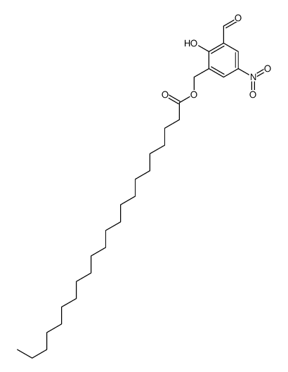 (3-formyl-2-hydroxy-5-nitrophenyl)methyl docosanoate Structure