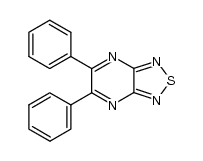 5,6-diphenyl-[1,2,5]thiadiazolo[3,4-b]pyrazine结构式