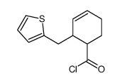 2-(thiophen-2-ylmethyl)cyclohex-3-ene-1-carbonyl chloride结构式
