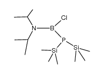 (diisopropylamino){bis(trimethylsilyl)phosphino}boron chloride结构式