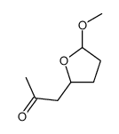 1-(5-methoxyoxolan-2-yl)propan-2-one Structure