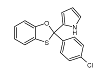 2-(2-(4-chlorophenyl)benzo[d][1,3]oxathiol-2-yl)-1H-pyrrole结构式