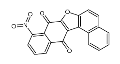 9-nitro-dinaphtho[2,1-b,2',3'-d]furan-8,13-quinone结构式