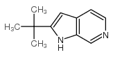 2-叔丁基-1H-吡咯并[2,3-c]吡啶结构式