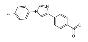 1-(4-fluorophenyl)-4-(4-nitrophenyl)imidazole Structure