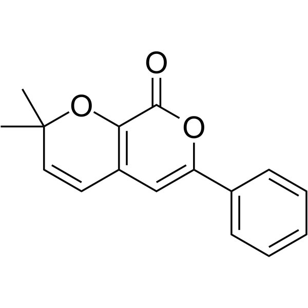 2,2-Dimethyl-6-phenylpyrano[3,4-b]pyran-8-one图片