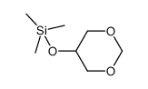 (1,3-dioxan-3-yloxy)trimethylsilane结构式