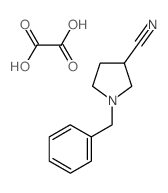 1-Benzylpyrrolidine-3-carbonitrile oxalate structure