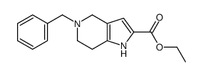 ETHYL5-BENZYL-4,5,6,7-TETRAHYDRO-1H-PYRROLO[3,2-C]PYRIDINE-2-CARBOXYLATE Structure