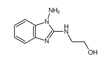 Ethanol, 2-[(1-amino-1H-benzimidazol-2-yl)amino]- (9CI)结构式