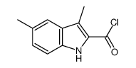 1H-Indole-2-carbonyl chloride, 3,5-dimethyl- (9CI) structure