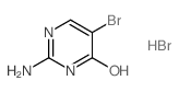 2-氨基-5-溴-4-羟基嘧啶氢溴酸盐结构式