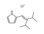 N,N-Diisopropylpyrrole-2-formiminium chloride Structure