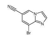 8-溴咪唑并[1,2-a]吡啶-6-腈结构式