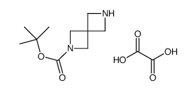 tert-Butyl 2,6-diazaspiro[3.3]heptane-2-carboxylate oxalate structure