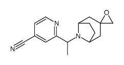 2-(1-{8-azaspiro[bicyclo[3.2.1]octane-3,2'-oxirane]-8-yl}ethyl)-2-cyano-1,2-dihydropyridine-4-carboxylic acid Structure