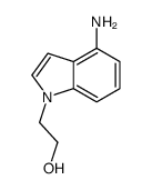 2-(4-aminoindol-1-yl)ethanol结构式