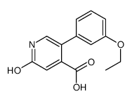 5-(3-ethoxyphenyl)-2-oxo-1H-pyridine-4-carboxylic acid Structure