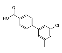 4-(3-chloro-5-methylphenyl)benzoic acid结构式