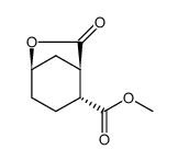 (1R,2R,5R)-7-oxo-6-oxabicyclo[3,2,1]octane-2-carboxylic acid methyl ester结构式