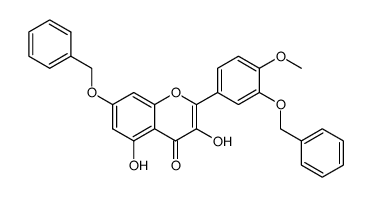 3',7-di-O-benzyl-4'-O-methylquercetin结构式