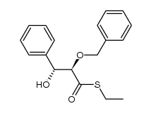 5-Ethyl (2R,3R)-2-benzyloxy-3-hydroxy-3-phenylpropanethioate Structure