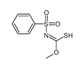 O-methyl N-(benzenesulfonyl)carbamothioate结构式