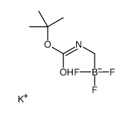 Potassium {[(tert-butoxycarbonyl)amino]methyl}trifluoroborate structure