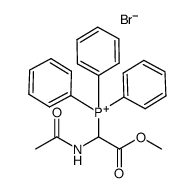 methyl N-acetyl-α-triphenylphosphoniumglycinate bromide Structure