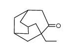 3-Ethyltricyclo[4.3.1.13,8]undecan-4-one Structure