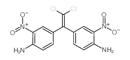 {4-[1-(4-Amino-3-nitrophenyl)-2,2-dichlorovinyl]-2-nitrophenyl}amine结构式
