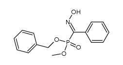 methyl benzyl [α-(hydroxyimino)benzyl]phosphonate Structure