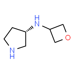 (S)-N-(Oxetan-3-yl)pyrrolidin-3-amine Structure