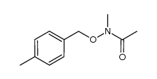 N-methyl-N-((4-methylbenzyl)oxy)acetamide Structure