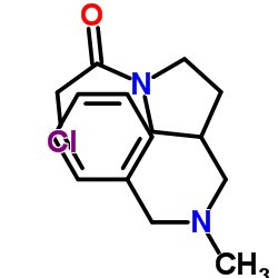 1-(3-{[Benzyl(methyl)amino]methyl}-1-pyrrolidinyl)-2-chloroethanone Structure