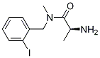 (S)-2-AMino-N-(2-iodo-benzyl)-N-Methyl-propionaMide结构式