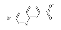 3-溴-7-硝基喹啉结构式