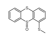 4-(methylthio)thianthrene 5-oxide Structure