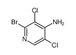 2-Bromo-3,5-dichloro-4-pyridinamine结构式