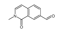 2-dihydro-2-Methyl-1-oxoisoquinoline-7-carbaldehyde structure